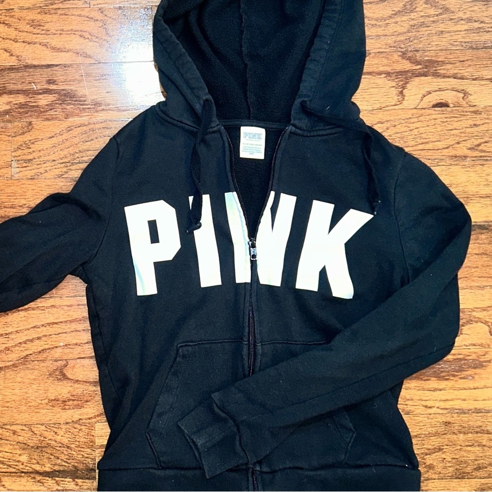 Victoria’s Secret PINK classic black Hoodie